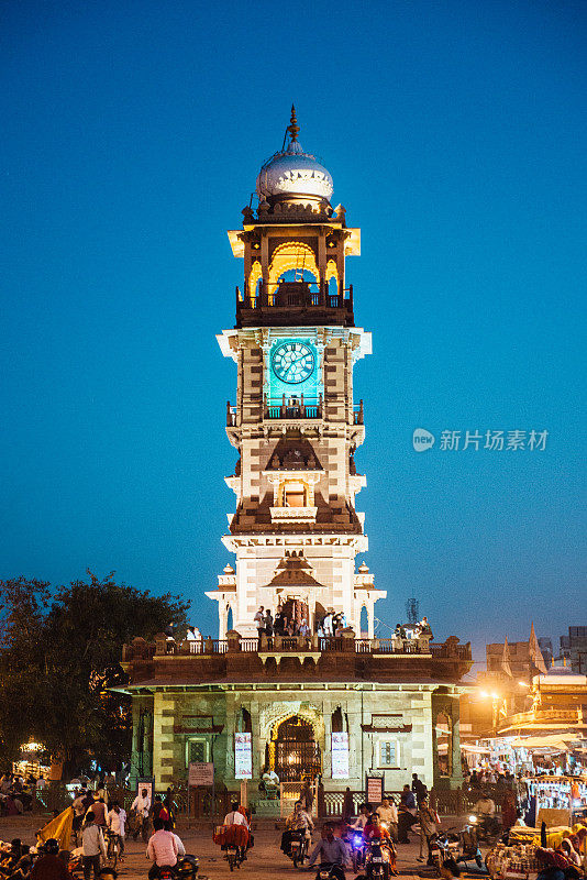 印度焦特布尔的钟楼Ghanta Ghar